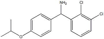 (2,3-dichlorophenyl)[4-(propan-2-yloxy)phenyl]methanamine 结构式