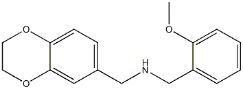 (2,3-dihydro-1,4-benzodioxin-6-ylmethyl)[(2-methoxyphenyl)methyl]amine 结构式