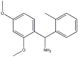 (2,4-dimethoxyphenyl)(2-methylphenyl)methanamine 结构式