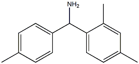 (2,4-dimethylphenyl)(4-methylphenyl)methanamine 结构式