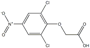 (2,6-dichloro-4-nitrophenoxy)acetic acid 结构式