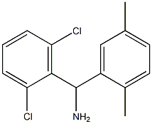 (2,6-dichlorophenyl)(2,5-dimethylphenyl)methanamine 结构式