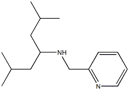 (2,6-dimethylheptan-4-yl)(pyridin-2-ylmethyl)amine 结构式
