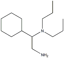 (2-amino-1-cyclohexylethyl)dipropylamine 结构式