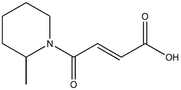 (2E)-4-(2-methylpiperidin-1-yl)-4-oxobut-2-enoic acid 结构式