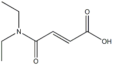 (2E)-4-(diethylamino)-4-oxobut-2-enoic acid 结构式