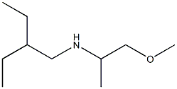 (2-ethylbutyl)(1-methoxypropan-2-yl)amine 结构式