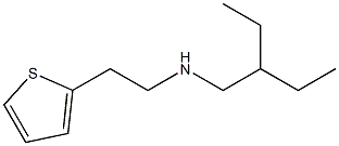 (2-ethylbutyl)[2-(thiophen-2-yl)ethyl]amine 结构式