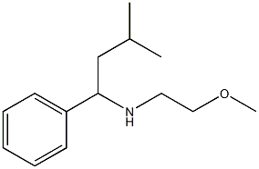 (2-methoxyethyl)(3-methyl-1-phenylbutyl)amine 结构式