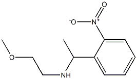 (2-methoxyethyl)[1-(2-nitrophenyl)ethyl]amine 结构式