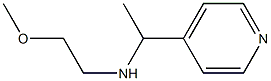 (2-methoxyethyl)[1-(pyridin-4-yl)ethyl]amine 结构式