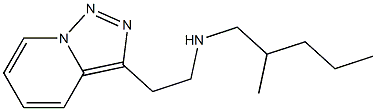 (2-methylpentyl)(2-{[1,2,4]triazolo[3,4-a]pyridin-3-yl}ethyl)amine 结构式