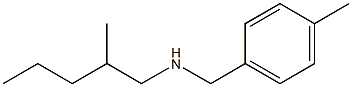 (2-methylpentyl)[(4-methylphenyl)methyl]amine 结构式