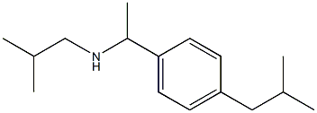 (2-methylpropyl)({1-[4-(2-methylpropyl)phenyl]ethyl})amine 结构式