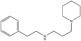 (2-phenylethyl)[3-(piperidin-1-yl)propyl]amine 结构式