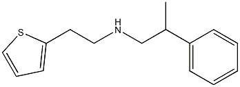 (2-phenylpropyl)[2-(thiophen-2-yl)ethyl]amine 结构式