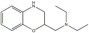 (3,4-dihydro-2H-1,4-benzoxazin-2-ylmethyl)diethylamine 结构式