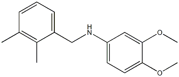 (3,4-dimethoxyphenyl)(2,3-dimethylphenyl)methylamine 结构式