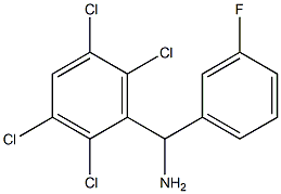 (3-fluorophenyl)(2,3,5,6-tetrachlorophenyl)methanamine 结构式