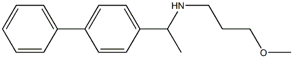 (3-methoxypropyl)[1-(4-phenylphenyl)ethyl]amine 结构式