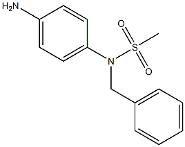 (4-aminophenyl)-N-benzylmethanesulfonamide 结构式