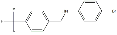 (4-bromophenyl)[4-(trifluoromethyl)phenyl]methylamine 结构式