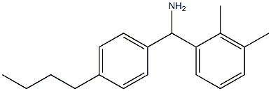 (4-butylphenyl)(2,3-dimethylphenyl)methanamine 结构式