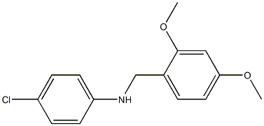 (4-chlorophenyl)(2,4-dimethoxyphenyl)methylamine 结构式