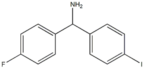 (4-fluorophenyl)(4-iodophenyl)methanamine 结构式