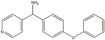 (4-phenoxyphenyl)(pyridin-4-yl)methanamine 结构式