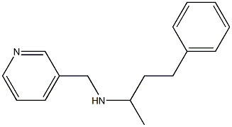 (4-phenylbutan-2-yl)(pyridin-3-ylmethyl)amine 结构式