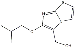 (6-isobutoxyimidazo[2,1-b][1,3]thiazol-5-yl)methanol 结构式