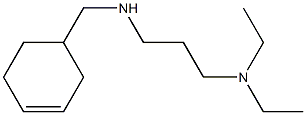 (cyclohex-3-en-1-ylmethyl)[3-(diethylamino)propyl]amine 结构式