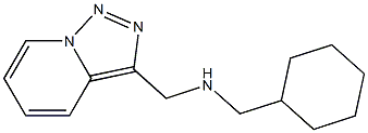 (cyclohexylmethyl)({[1,2,4]triazolo[3,4-a]pyridin-3-ylmethyl})amine 结构式
