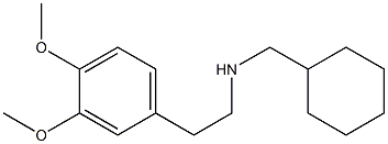 (cyclohexylmethyl)[2-(3,4-dimethoxyphenyl)ethyl]amine 结构式