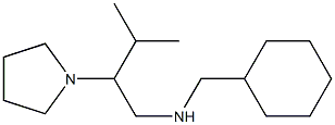 (cyclohexylmethyl)[3-methyl-2-(pyrrolidin-1-yl)butyl]amine 结构式