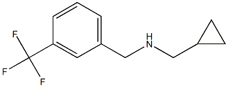 (cyclopropylmethyl)({[3-(trifluoromethyl)phenyl]methyl})amine 结构式