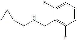 (cyclopropylmethyl)[(2,6-difluorophenyl)methyl]amine 结构式