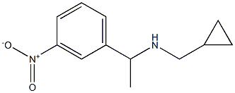 (cyclopropylmethyl)[1-(3-nitrophenyl)ethyl]amine 结构式