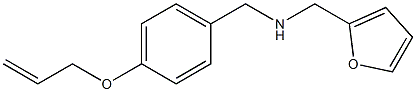 (furan-2-ylmethyl)({[4-(prop-2-en-1-yloxy)phenyl]methyl})amine 结构式