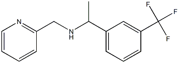 (pyridin-2-ylmethyl)({1-[3-(trifluoromethyl)phenyl]ethyl})amine 结构式