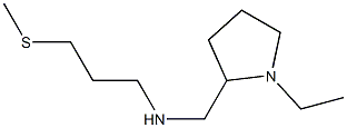 [(1-ethylpyrrolidin-2-yl)methyl][3-(methylsulfanyl)propyl]amine 结构式