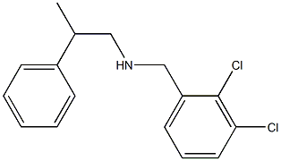 [(2,3-dichlorophenyl)methyl](2-phenylpropyl)amine 结构式