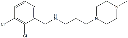 [(2,3-dichlorophenyl)methyl][3-(4-methylpiperazin-1-yl)propyl]amine 结构式