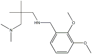 [(2,3-dimethoxyphenyl)methyl]({2-[(dimethylamino)methyl]-2-methylpropyl})amine 结构式