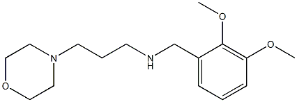 [(2,3-dimethoxyphenyl)methyl][3-(morpholin-4-yl)propyl]amine 结构式