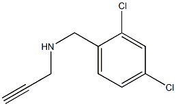 [(2,4-dichlorophenyl)methyl](prop-2-yn-1-yl)amine 结构式