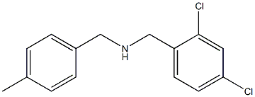 [(2,4-dichlorophenyl)methyl][(4-methylphenyl)methyl]amine 结构式