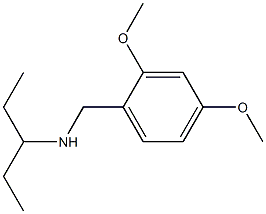 [(2,4-dimethoxyphenyl)methyl](pentan-3-yl)amine 结构式