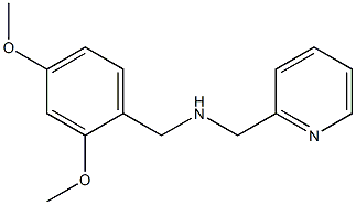 [(2,4-dimethoxyphenyl)methyl](pyridin-2-ylmethyl)amine 结构式